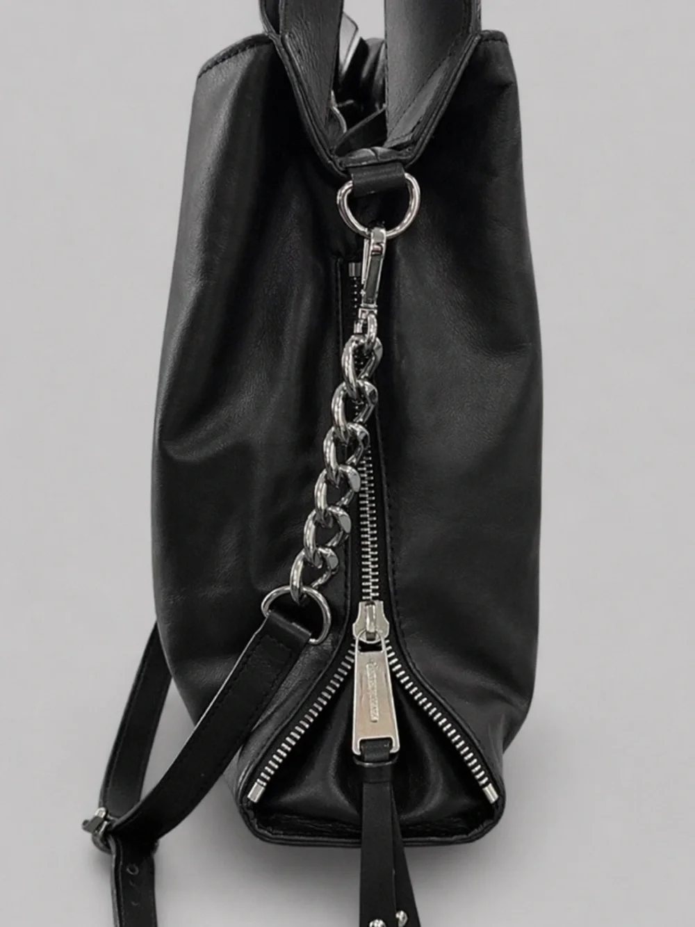 ✨ MICHAEL KORS Devon Large Shoulder Tote | Black Leather | Silver Hardware ✨